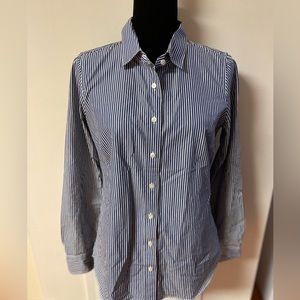 J Crew Striped Cotton Shirt Size Small